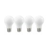 Satco 11W A19 LED, 75W Replace, Soft White E26 Base, 30K, 120V (4-Pack) S12439